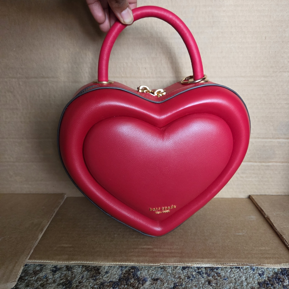 Kate Spade Red Heart Pitter Patter 3D Bag